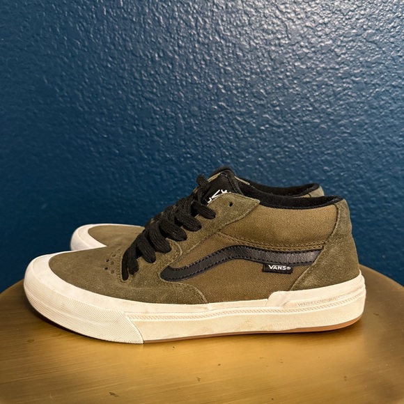 Vans Men's Olive Suede BMX Style 114 Shoe - Picture 1 of 6